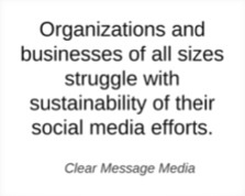 Sustainability: How to Maintain Your Social Media Efforts