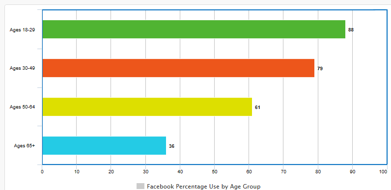 Social Media Strategy: Facebook Bar Graph